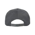 thumbnail image 2 of Atlantis Headwear B02495590 Sustainable Flat Bill Cap, Dark Grey - Adjustable Size, 2 of 4