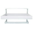 thumbnail image 7 of Danya B. Bathroom Wall Mounted Chrome Towel Rack with Removable White Tray Shelf, 7 of 7