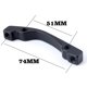 thumbnail image 5 of 4X Disc el Adaptador de Montaje de Pinza de Freno Es / Poste Delantero 160mm Trasero 140mm para Shimano Hayes Mtb, 5 of 6