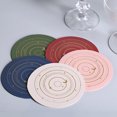 thumbnail image 1 of Posavasos Antideslizante Almohadilla de Aislamiento Térmico Mantel Individual de Forma Redonda para Bebidas frías y Calientes, Café, Vasos, Tazas, 1 of 5