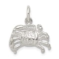 thumbnail image 3 of 925 Sterling Silver Crab Charm Pendant, 3 of 6