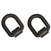 (2) 1" Weld-on Weld On Flatbed Truck Towing Trailer Chain Tie Down D-Ring D Rings