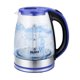 thumbnail image 1 of Hervidor de agua de acero inoxidable de vidrio de borosilicato de alta calidad, hervidor eléctrico de regalo rápido, 1 of 6