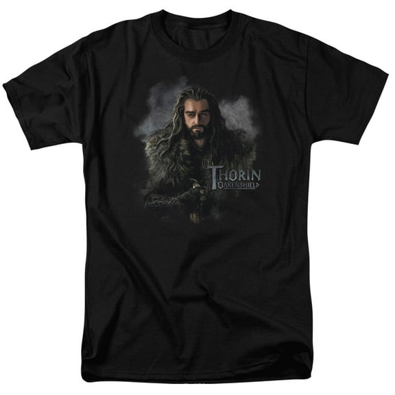 The Hobbit Thorin Oakenshield S/S Adult 18/1 T-Shirt Black