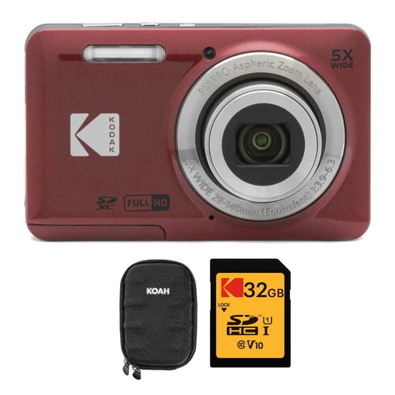 Cámara digital KODAK PIXPRO Friendly Zoom FZ55 (roja)