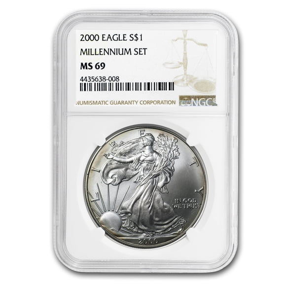 2000 American Silver Eagle MS-69 NGC (Millennium)