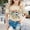 Khaki, variant on Gzbliryd Graphic T-Shirt Relaxed Fit Back To School Clothes Cute Casual Tops for Teens Summer Tops Summer Clothes for Teens (Orange,8-9 Years)