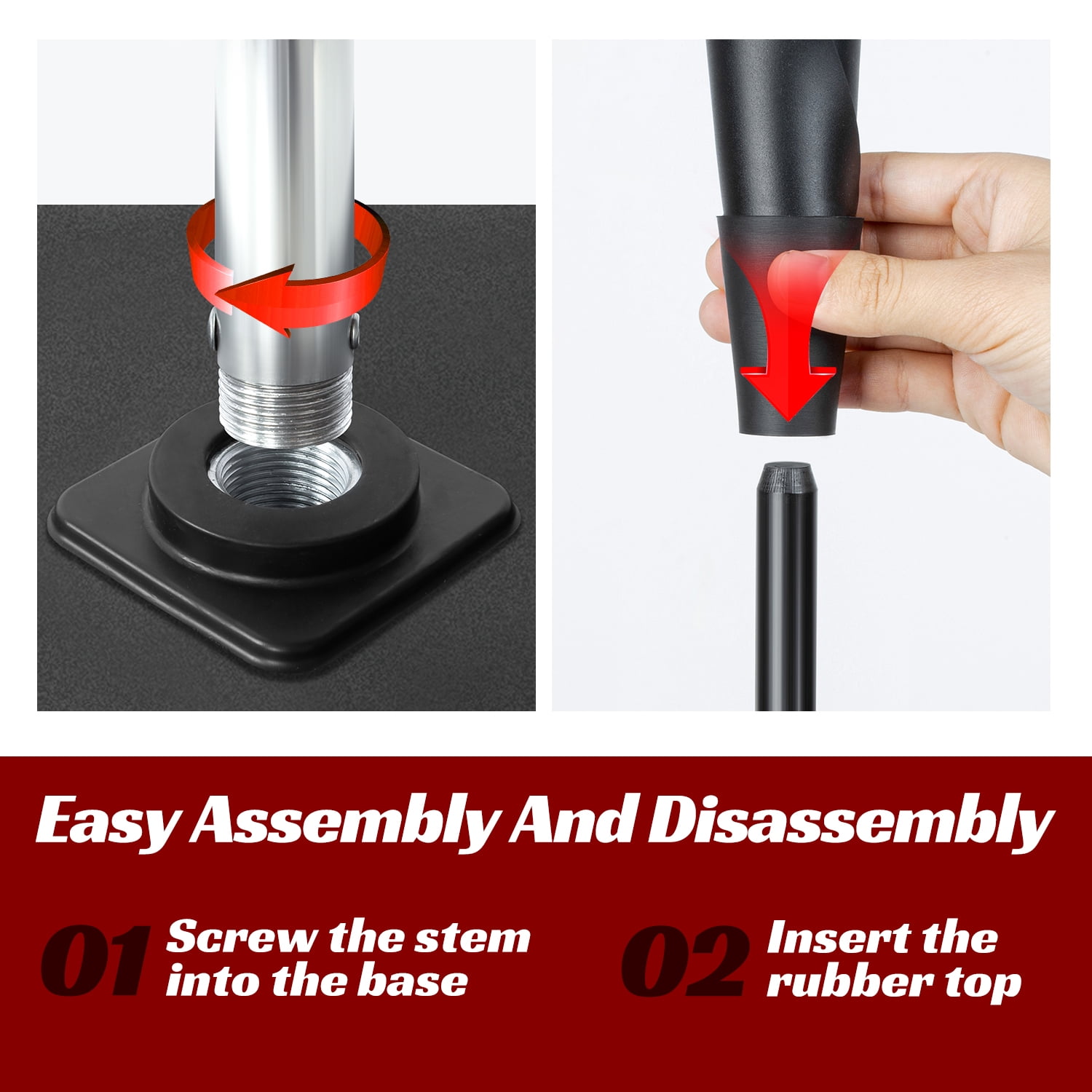 CureCalor Portable Baseball Batting Tee, Height Adjustable Traditional Home Plate Base for Baseball and Softball