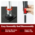 thumbnail image 5 of CureCalor Portable Baseball Batting Tee, Height Adjustable Traditional Home Plate Base for Baseball and Softball, 5 of 8
