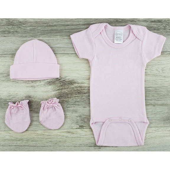 Bambini 3 Pc Layette Baby Clothes Set