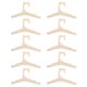 thumbnail image 1 of Bynnix Perchas de madera para niños Perchas para niños (paquete de 10) Lindas orejas de oso Perchas de madera para bebés Perchas para guardería Perchas antideslizantes para abrigos, trajes, pantalones, 1 of 1