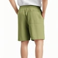 thumbnail image 5 of DeHolifer Boys' Shorts Casual Elastic Waist Drawstring Solid Color Summer Loose Comfy Shorts with Pocket ,13 Years, 5 of 8