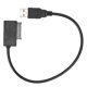 thumbnail image 1 of Cable adaptador de disco duro SATA a USB2.0, cabezal acodado para unidad óptica de ordenador portátil, 1 of 14