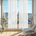 thumbnail image 6 of Ctnporpo Home Decor Window Curtains Drape 2Pcs Panels Home Textiles Blackout Curtain Sheer Curtain, 6 of 7