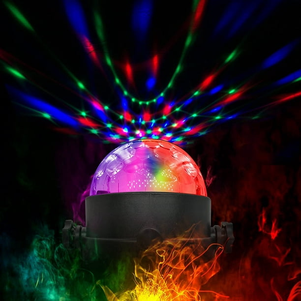 Greswe Party Lights Disco Ball Led Strobe Lights Sound Activated, Rbg Disco Lights,dj Lights,portable 7 Modes Stage Light For Wedding Show Club Pub Wi
