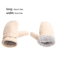 thumbnail image 4 of Bearachild 1 par de manoplas para niños, funda para los dedos de invierno, cubiertas para los dedos forradas, cómoda manopla para niños, manopla para Suministros térmicos Caqui Bearachild HA060203-05B, 4 of 6