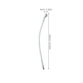 thumbnail image 3 of Universal Steam Hose Replacement For Garment Steamer Plastic Tube And Brush Attachment For Steam Ironing And Cleaning, 3 of 6