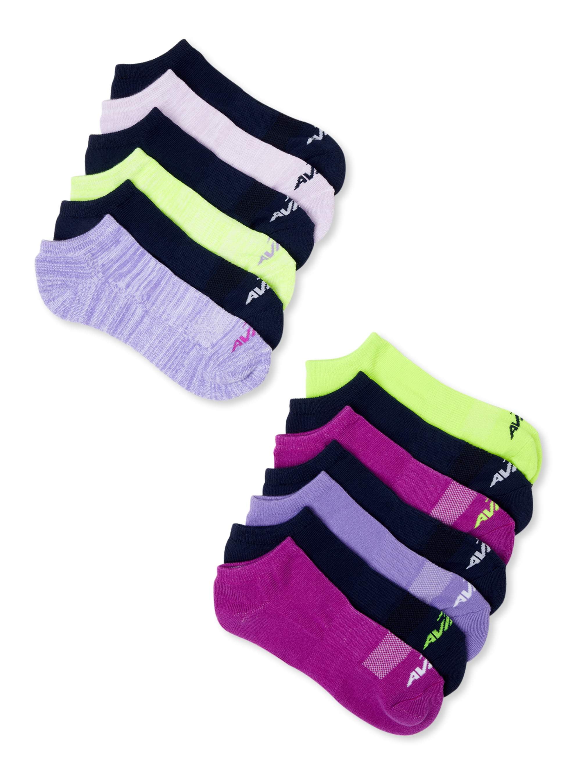 Avia AVIA Women's Performance Lowcut Socks, 10 Pack + Bonus 3 Pack