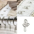 thumbnail image 5 of RUISINERY Pack of 30 Practical Curtain Hook Pinch Pleat Drapery Silver Shower Pin for Home Decoration and Easy Installation, 5 of 6
