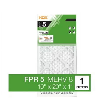 10 in. x 20 in. x 1 in. Standard Pleated Air Filter FPR 5, MERV 8