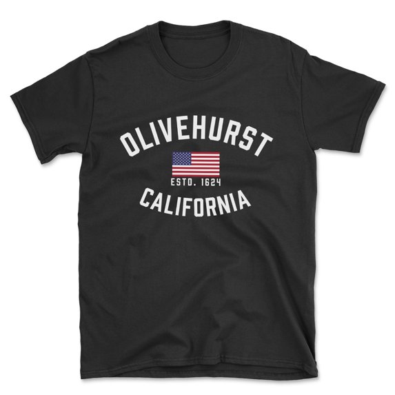 Olivehurst California Patriot Men's Cotton T-Shirt