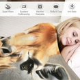thumbnail image 3 of BCIIG Giraffe Warm Lightweight Blanket Soft Fleece Blankets Throw Living Rooms Sofa Decor Cow Gifts All Seasons for Bed 50x60in, 3 of 6