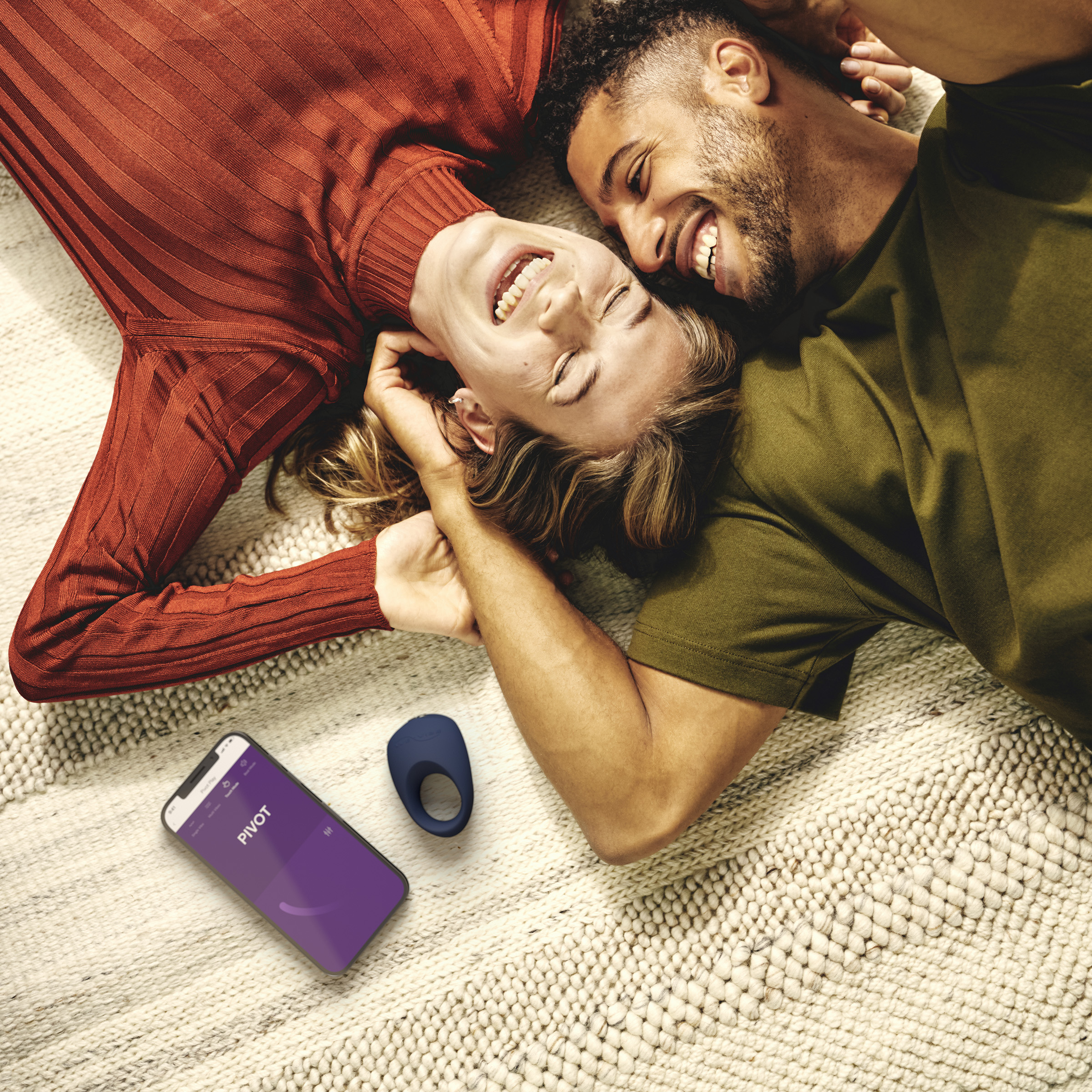 We-Vibe Pivot Wearable Vibrating Ring with Remote and App, Blue - image 5 of 9
