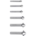 thumbnail image 4 of Brocas Para Avellanar, Paquete De 6, Avellanador De Metal, Avellanador De Madera, Cortador De Bisel Hss, Broca Avellanadora De 90 Grados, Herramienta De Biselado De Metales Para Bricolaje Y Cons, 4 of 5