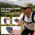 thumbnail image 5 of TOP-EX Men’s Waterproof Cadet Cap, Lightweight Adjustable Military Baseball Hat for Golf, Running & Outdoor Use,Black M/L, 5 of 7