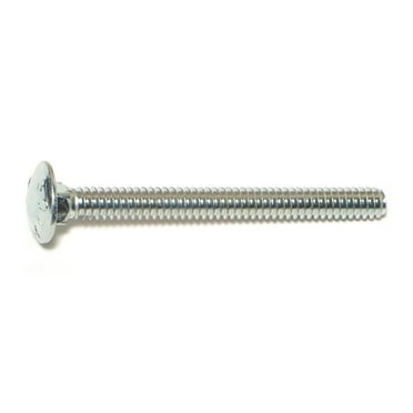 3/16-24 x 2" Zinc Grade 2 / A307 Carriage Bolts CBS-244 (100 pcs)