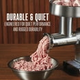 thumbnail image 4 of Weston Butcher Series Electric Meat Grinder & Sausage Stuffer, Commercial Grade, 0.75 HP, 9 lbs per minute, Stainless Steel, 4 of 8