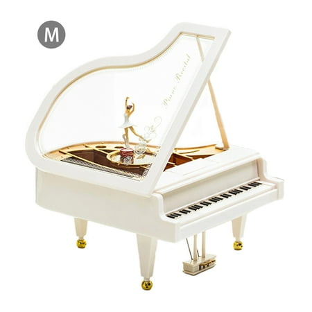 Sound Device Ballet Dancer Piano Music Box Piano Ornament Classical Musical Toy Home Room Decoration Kids Gift