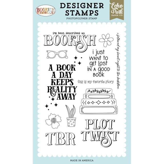 Bookish Stamp Set-TBR