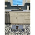thumbnail image 3 of Carolines Treasures BB5713RUG Dachshund Black Tan Welcome Machine Washable Memory Foam Mat 19 X 27" multicolor, 3 of 4