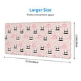 thumbnail image 3 of Pofeuu Cute Cartoon Panda Print Desk Mat for Keyboard and Mouse，Computer Desk Matt for Desktop，Large Mouse Pad for Desk，Desk Pads on Top of Desks 12x31.5in, 3 of 8