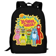 WOODYOTIME Yo Gabba Gabbaland Backpack,3d Print Laptop Backpack Lightweight Casual Daypack Bookbag Multi-Function Travel Backpack 16.5 In