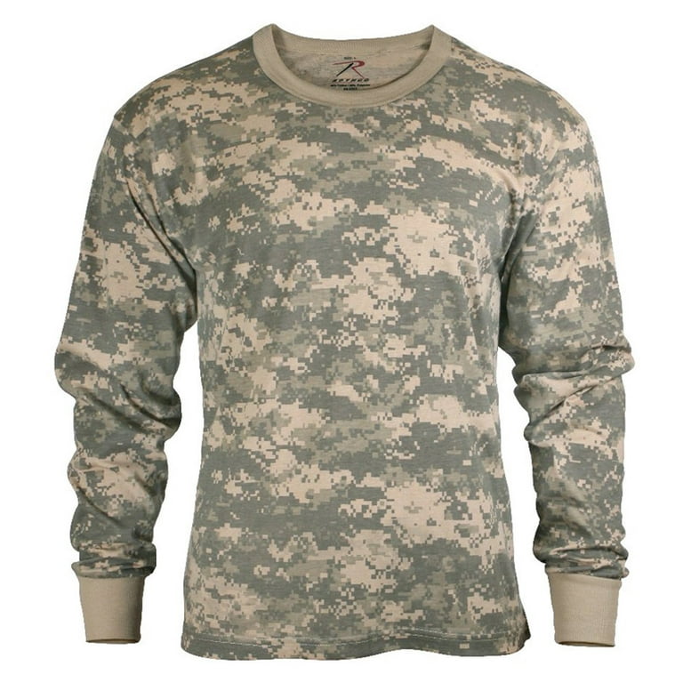 Rothco Long Sleeve Digital Camo T Shirts ACU Digital Camo 4X