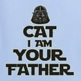 thumbnail image 2 of Cat I Am Your Father Cat Lover Men's Graphic T-Shirt, Light Blue, 3X-Large, 2 of 5