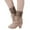 Khaki, variant on 1 Pair Women Winter Ankle Leg Warmers Crochet Knitted Boot Cuffs Toppers Socks