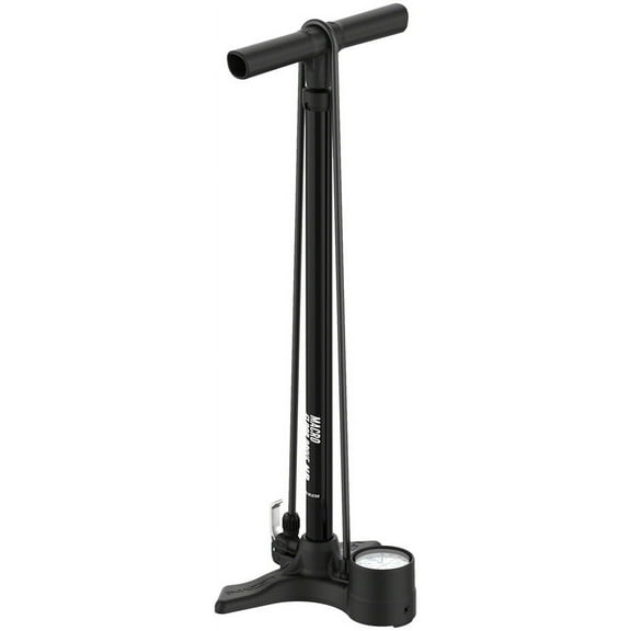 Lezyne Macro Floor Drive DV Floor Pump - Dual Valve, 220psi, Flat Black