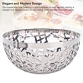 thumbnail image 3 of Bandeo De Tazón De Frutas De Acero Inoxidable Grande Canasta Decorativa Moderna Para Encimera De Cocina, Organizador De Frutas Y Verduras Con Un Diseño Hueco De Apertura Amplia,, 3 of 7
