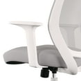 thumbnail image 3 of Alera Wessex Ergonomic Fabric Mesh Swivel Task Chair, Supports up to 275 lb, Gray Seat/Back, White Base, 3 of 9