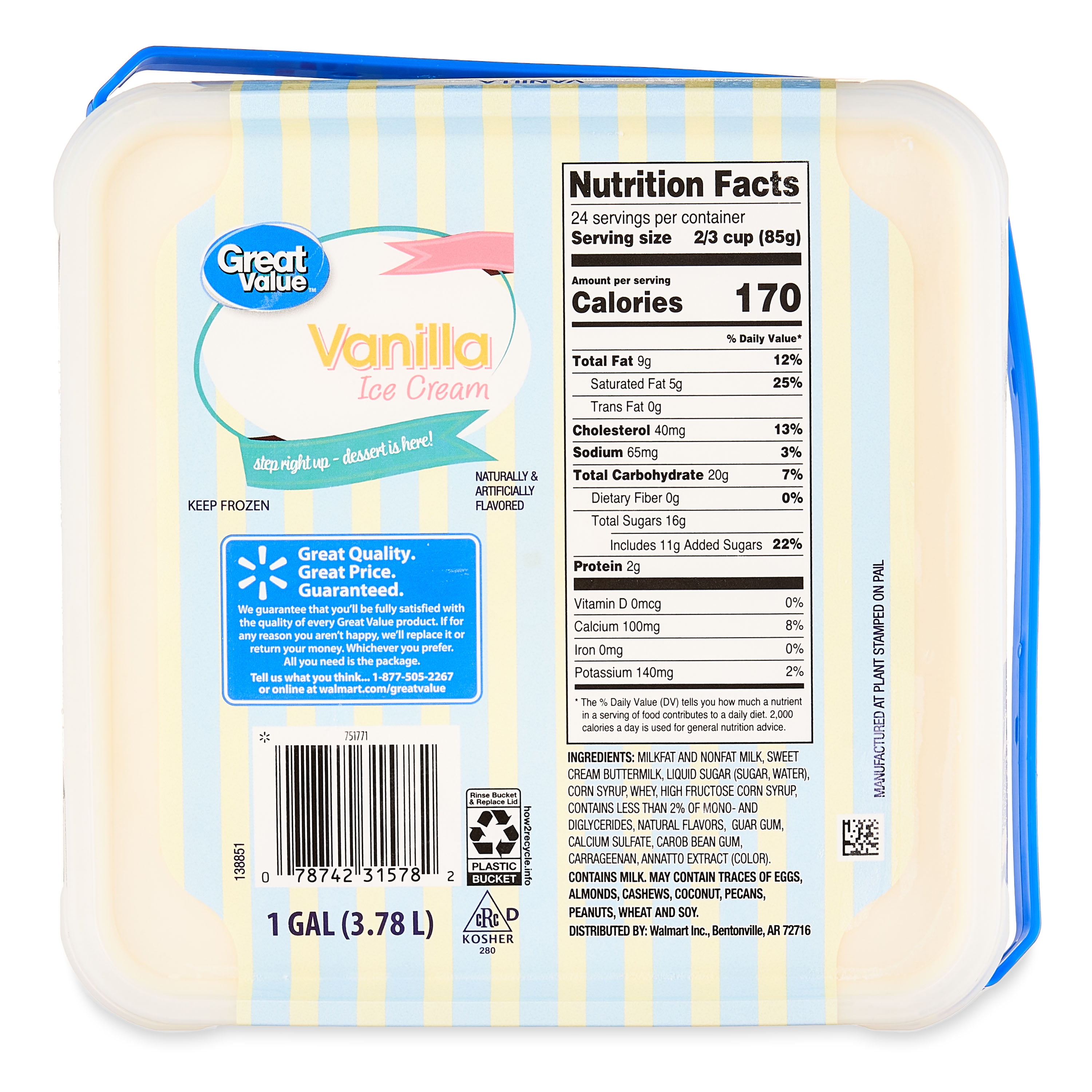Great Value Vanilla Ice Cream Halal At Ali Purser Blog