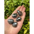thumbnail image 5 of Hematite Tumbled Stones, Polished Natural Hematite Gemstone, Hematite Healing Crystals (Hematite, 0.25 Pound), 5 of 9