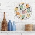 thumbnail image 3 of Dreamtimes Easter Egg Wall Clock, 10 Inch Silent Non Ticking Round Clock Oil Painting Clock Easy to Read Clock for Living Room Bedroom Bathroom Home Decor, 3 of 7