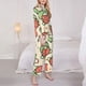 thumbnail image 3 of Balery Frog Hold Strawberry Conjunto de Pijama con Estampado para Mujer, Conjunto de Dos Piezas con Manga Larga, Ropa de Dormir Suave con Bolsillos, Pijamas Cómodos-Medium, 3 of 7