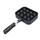 thumbnail image 3 of Sartén para takoyaki con 12 agujeros para hacer albóndigas, utensilios de cocina, sartén antiadherente portátil para parrilla, 3 of 9