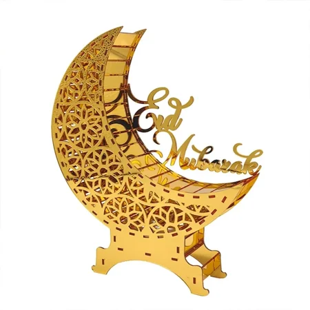 

Ramadan Fairy Lights Eid Lantern Decorations LED Muslim Night Light Ornaments DIY Acrylic Festival Light Moon Star Curtain Lights