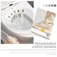 thumbnail image 3 of FONDOTIN Bidet de Voyage Portable 1Pcs Gris PP Bassin de Lavage Assis pour Femmes Post-Partum, 3 of 8