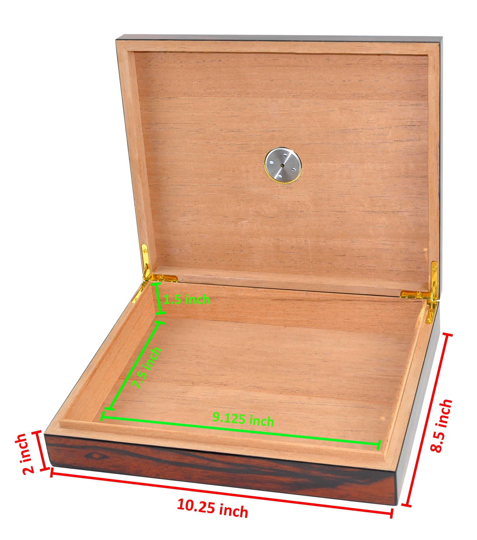 DUCIHBA Portable Cigar Humidor Case, 20 Cigars
